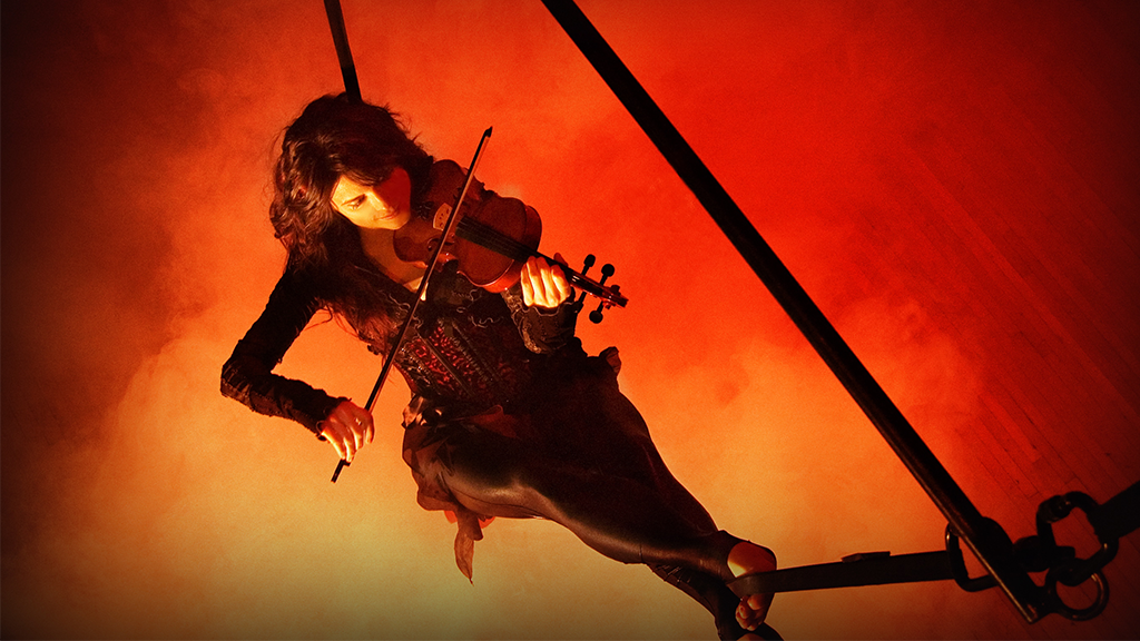 A photo of violinist Nathalie Bonin